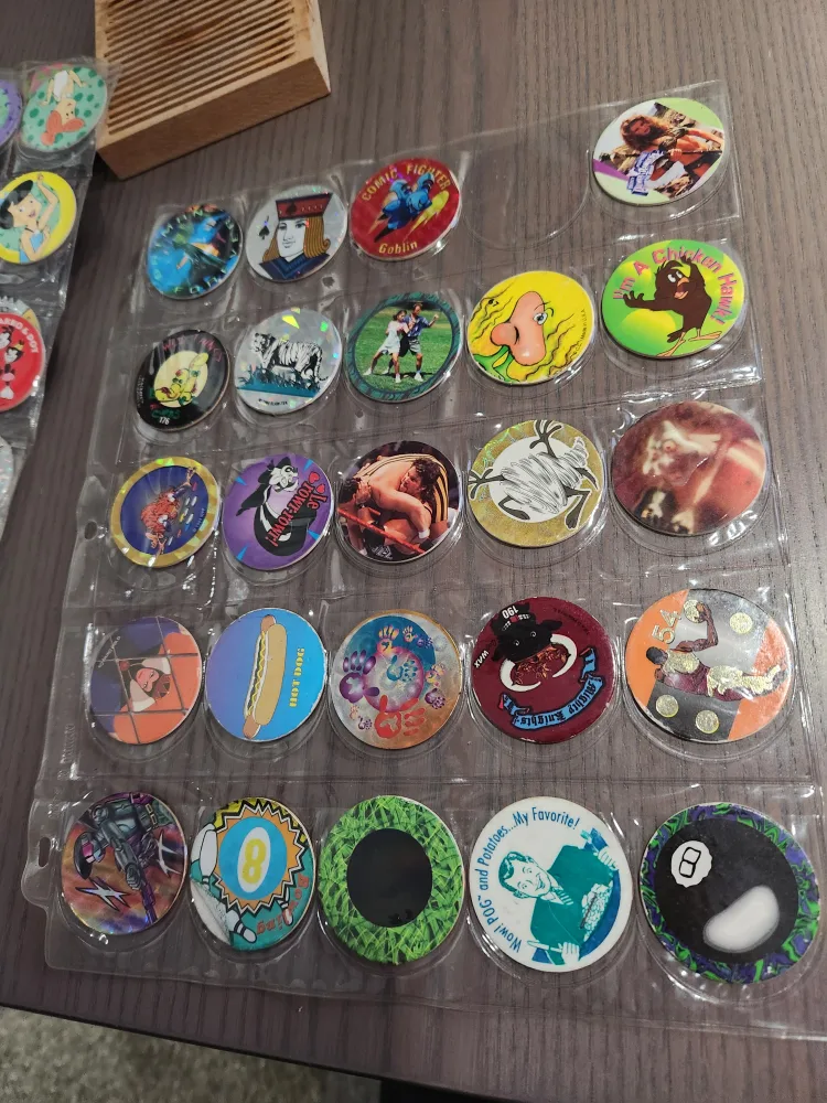 pogs 192 individual pogs, various sets and ages image indicator(3)