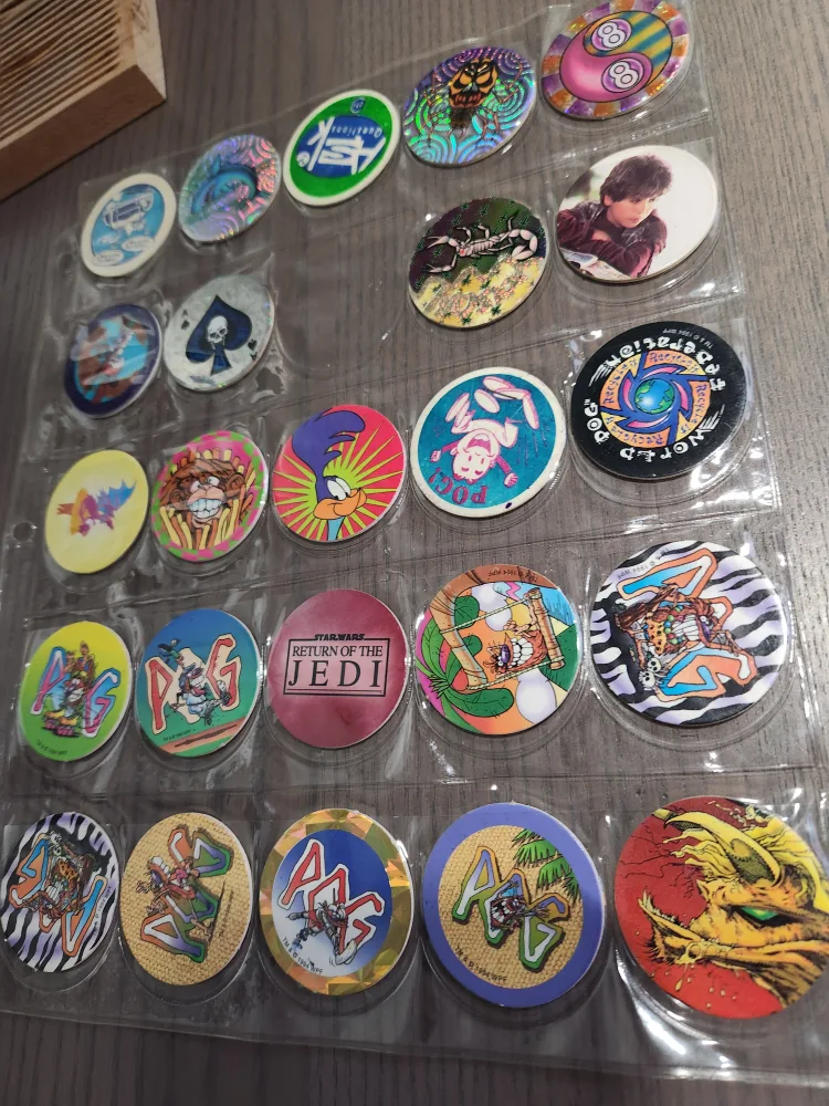 pogs 192 individual pogs, various sets and ages image indicator(6)