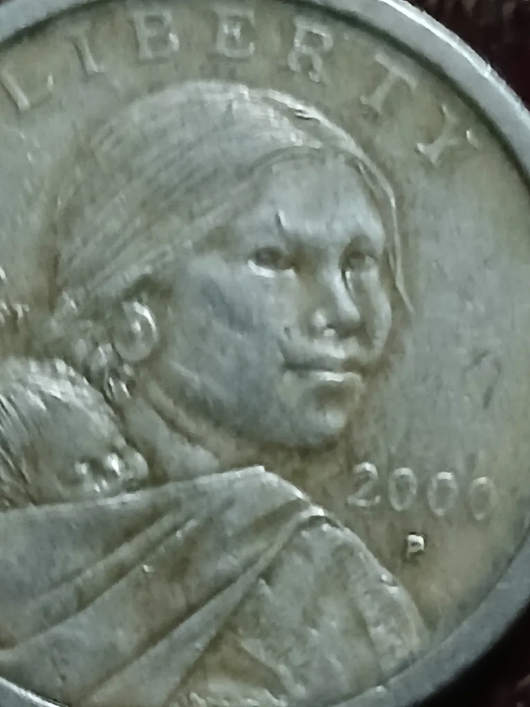 exstremely rare2000 sacagawea gloden loonie with rare error image indicator(2)