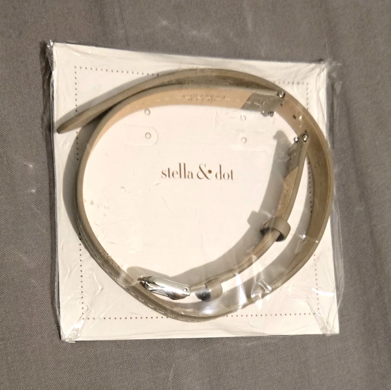 NEW Stella & Dot Leather Watch Strap - New in Box image indicator(4)