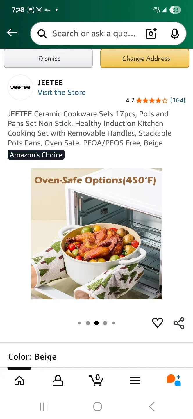 Ceramic Cookware Sets 17pcs, image indicator(3)