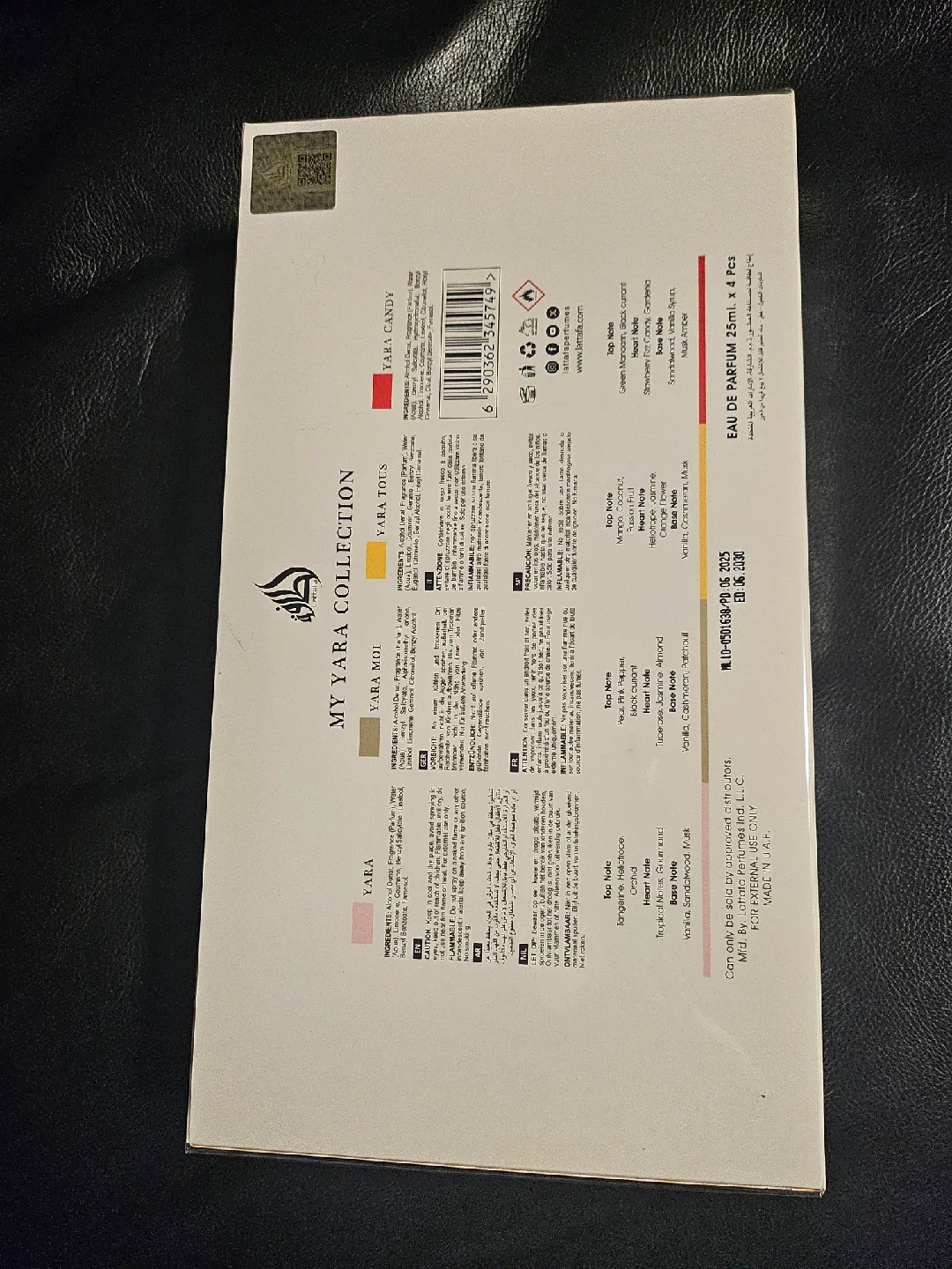 Lattafa Yara Collection Perfume Set (4 x 25ml) image indicator(2)