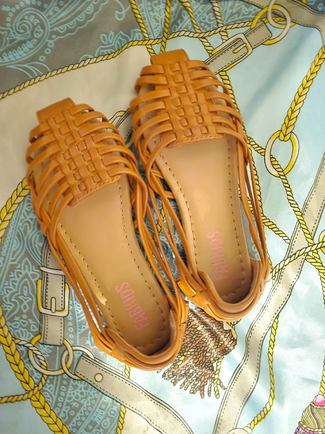 Fabkids Brown Sandals - Size 10T image indicator(2)