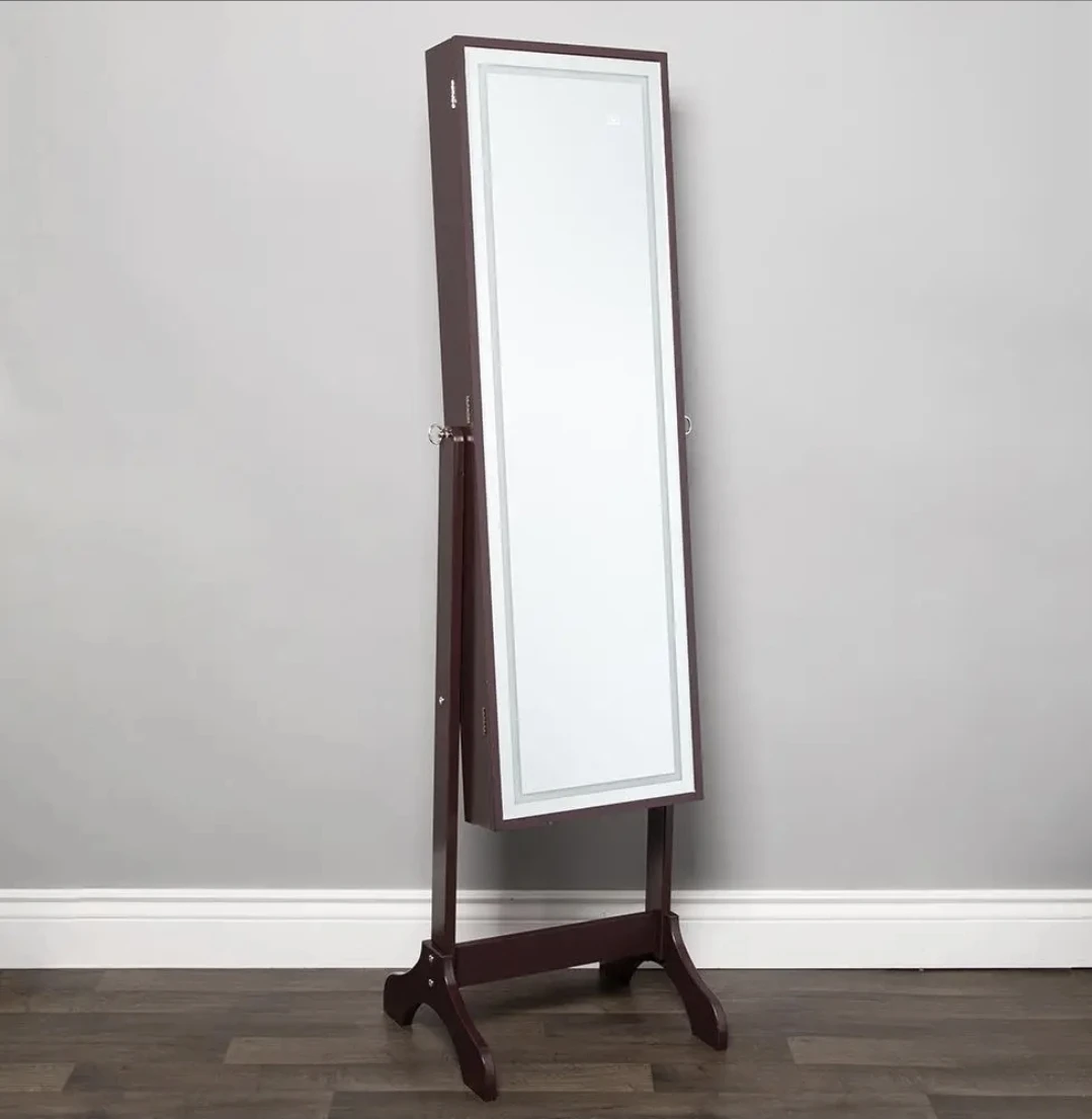 NEW IN BOX! Standing Floor Mirror Jewelry Cabinet - photo 2