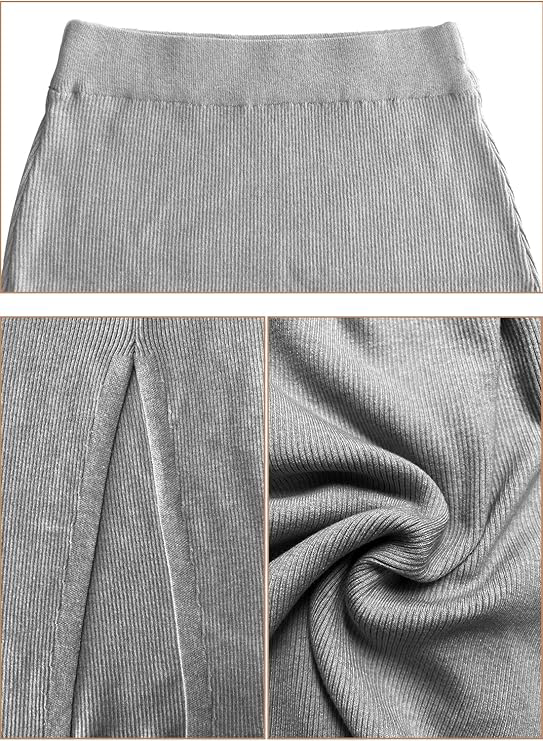👗Grey Midi Drawstring Skirt👗 - photo 3