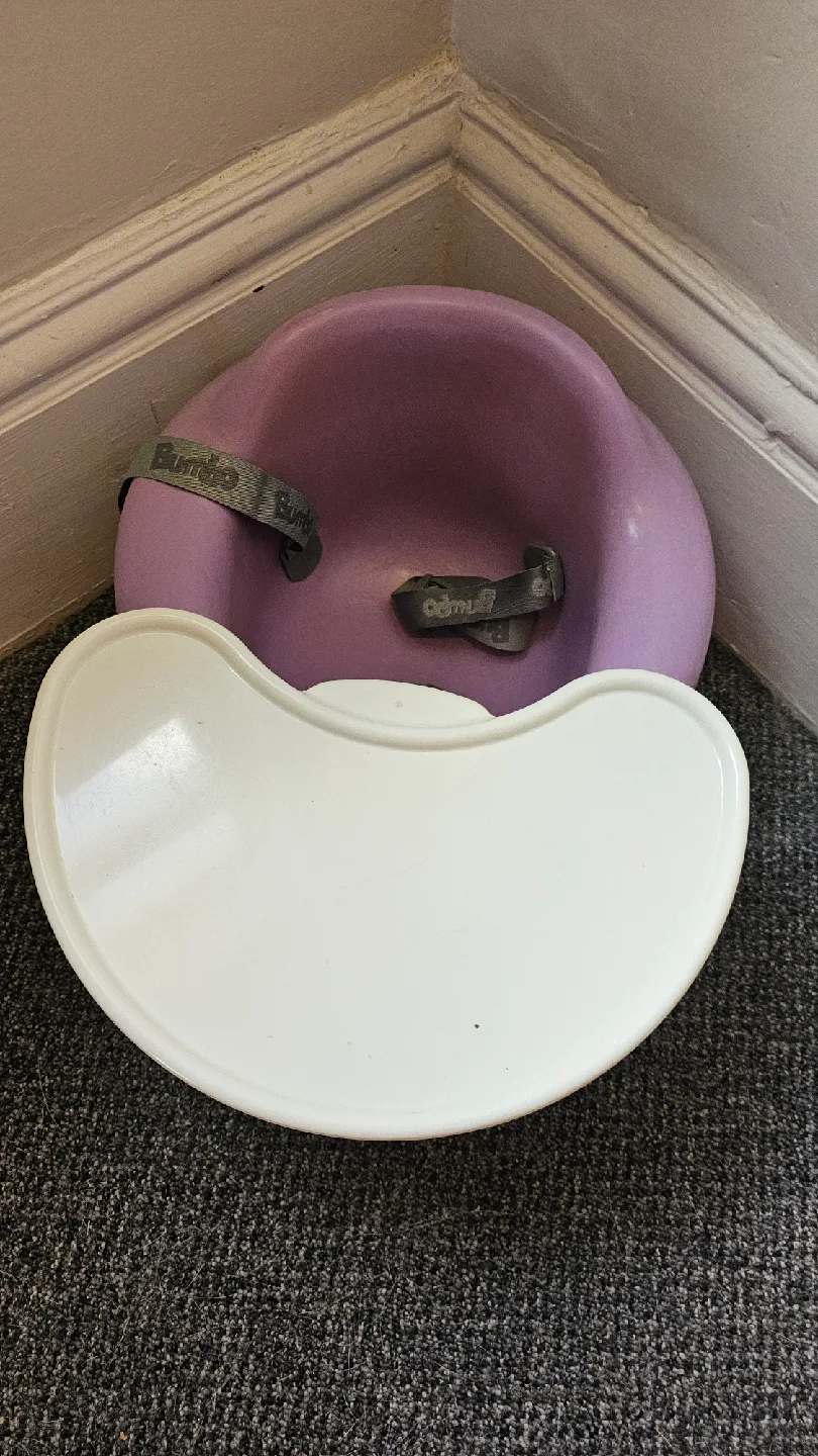 Bumbo Cradle Lilac Floor Seat + Tray