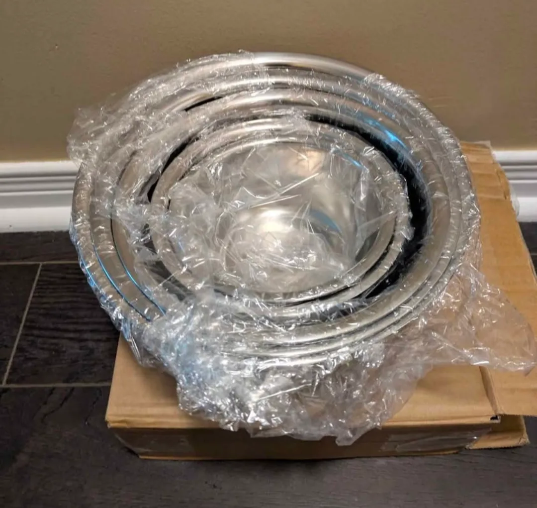 new Stainless Steel Mixing Bowls - 5 Piece Set image indicator(3)