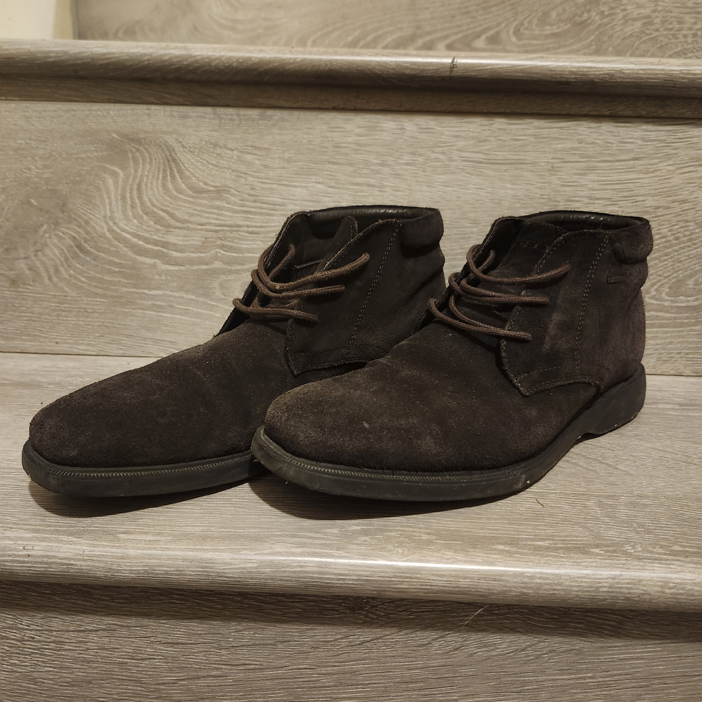Geox Respira Brown Suede Ankle Boots