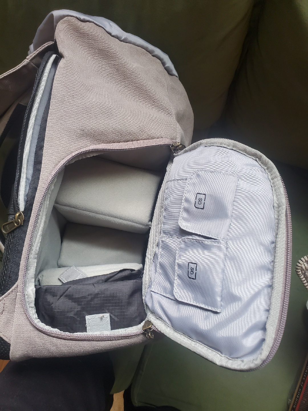 BAGSMART Camera Backpack - Beige - photo 2