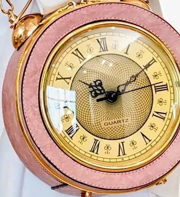 Clock Style Shoulder Bag - Unique Design! image indicator(8)