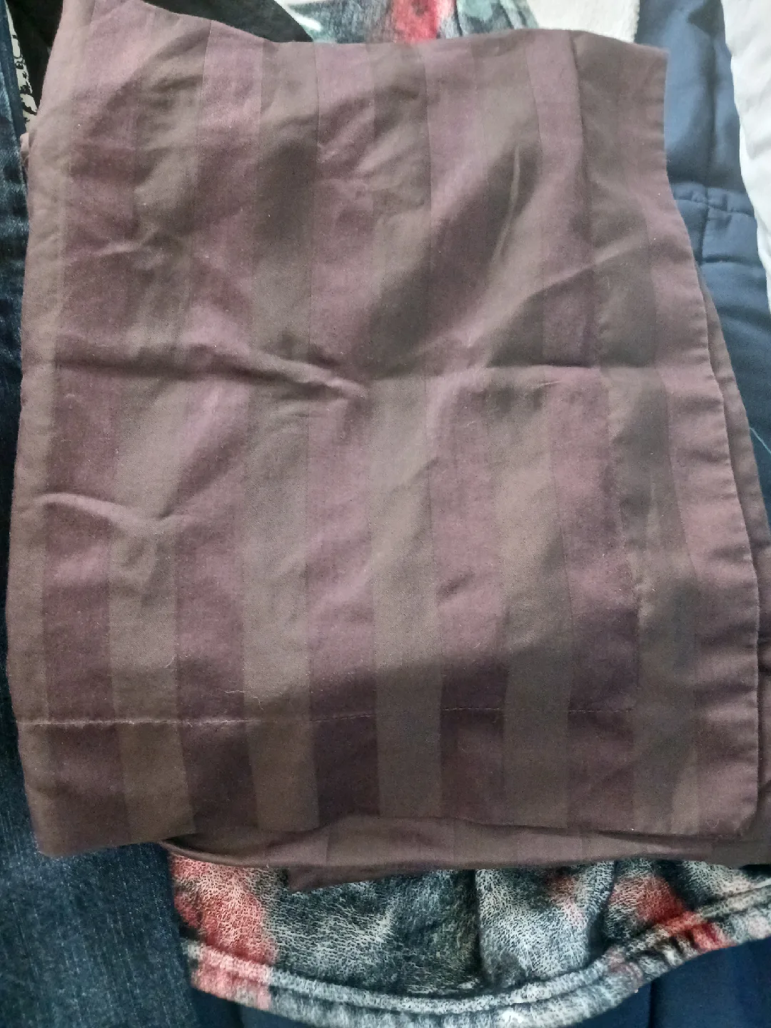 Striped Pillowcase and blanket thumbnail