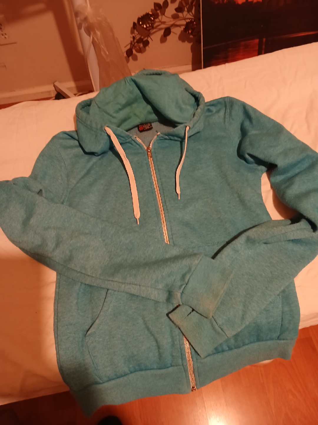Blue Full Zip Hoodie