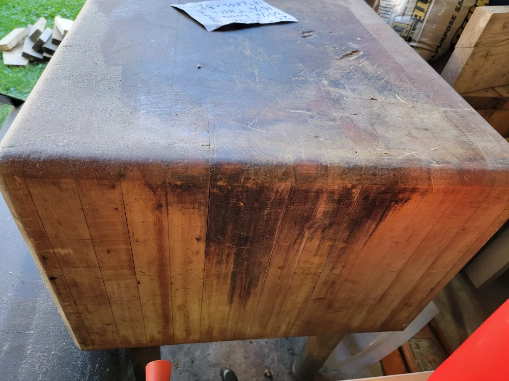 Maple Butcher Block Table - 25"x30" image indicator(2)