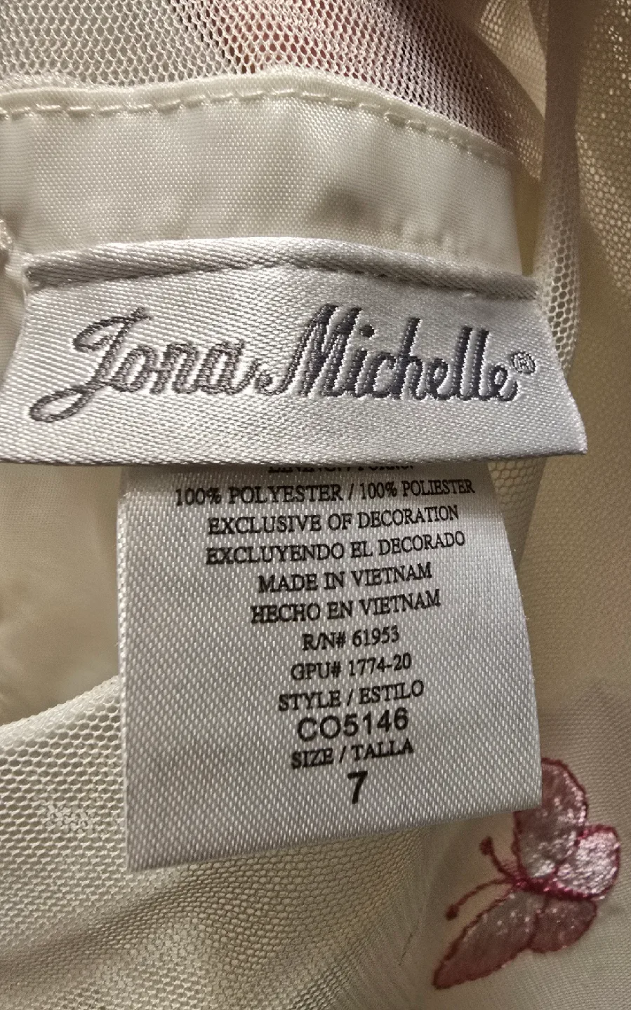 Zona Michelle Girls Dress - Size 7 image indicator(2)