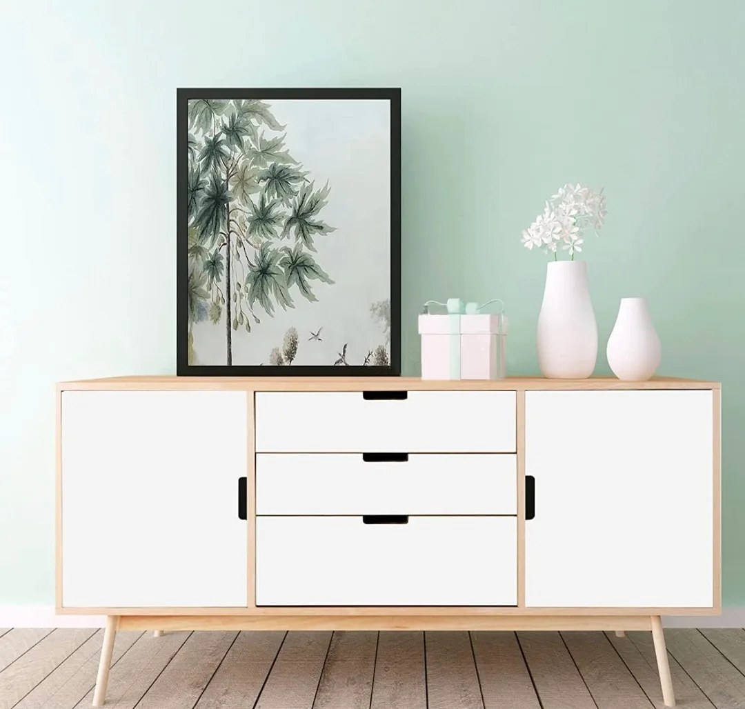 PracticalWs White Textured Wallpaper Peel and Stick 17"x590" image indicator(5)