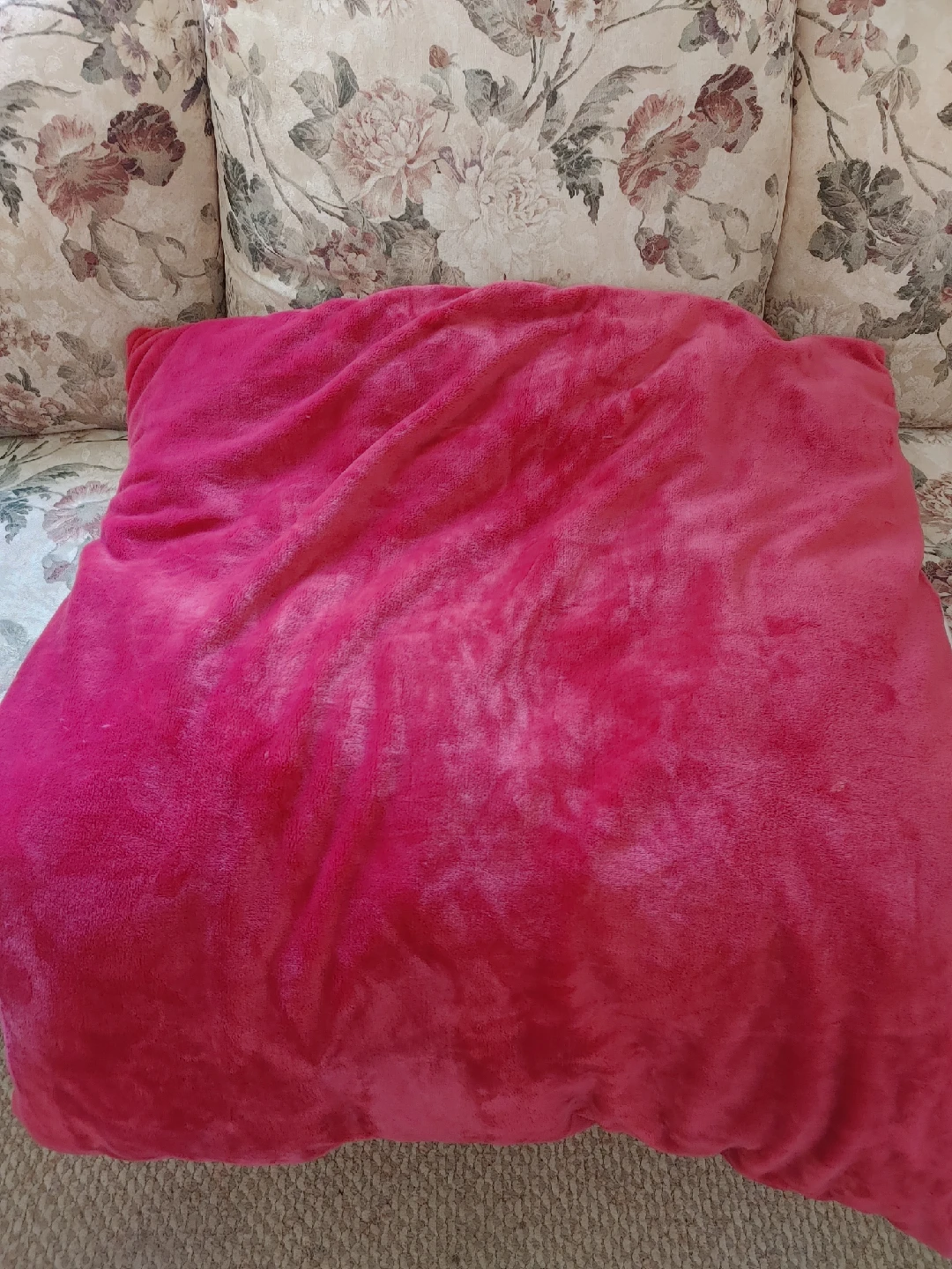 Large double sided floor pillow