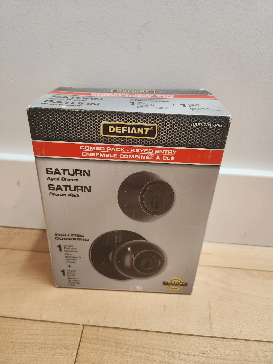 Defiant Saturn Aged Bronze Combo Pack - Keyed Entry