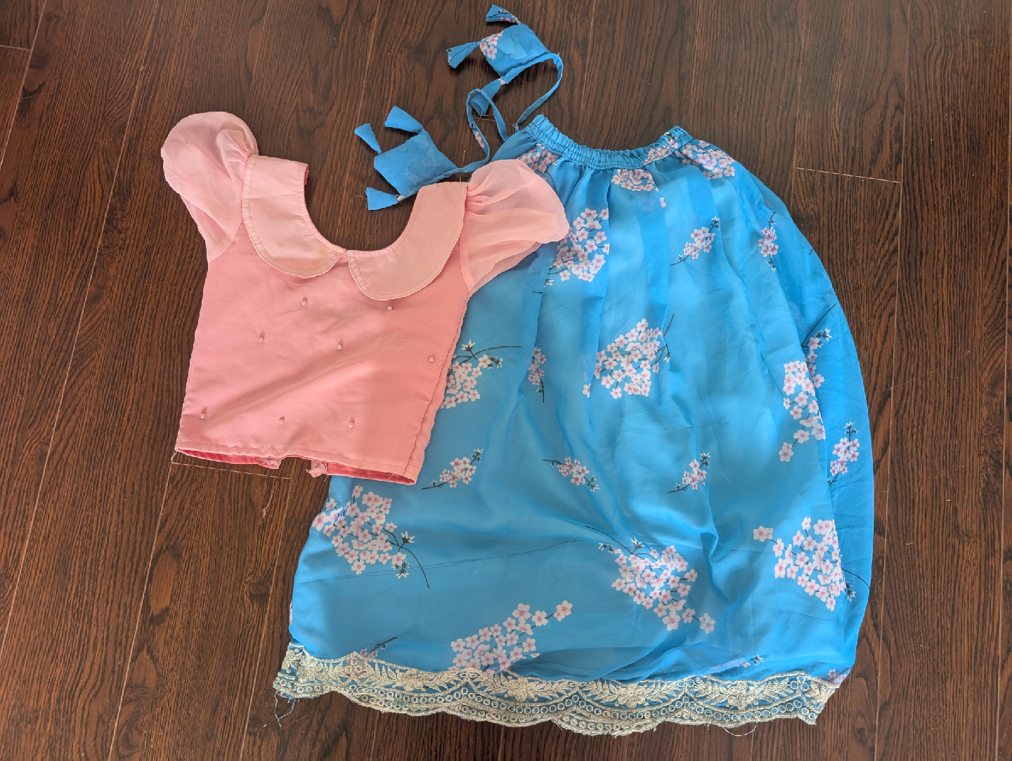 Pink & Blue Dress Costume - photo 2