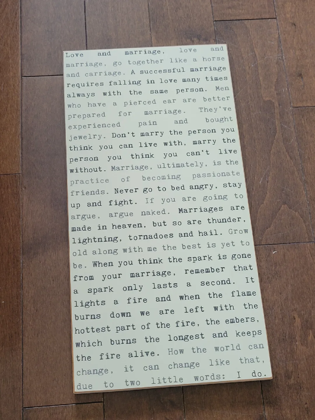 typewriter quote on love and marriage picture image indicator(3)