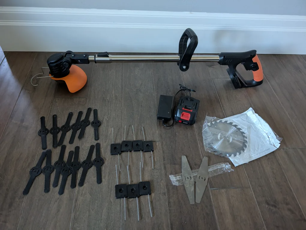 Battery Powered Weed Trimmer For Sale image indicator(4)