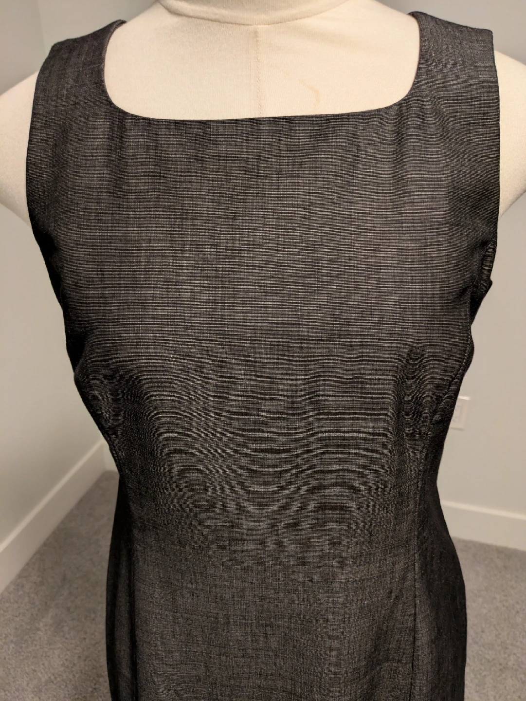Ann Taylor Wool Mix Sleeveless Dress With Matching Jacket - photo 4