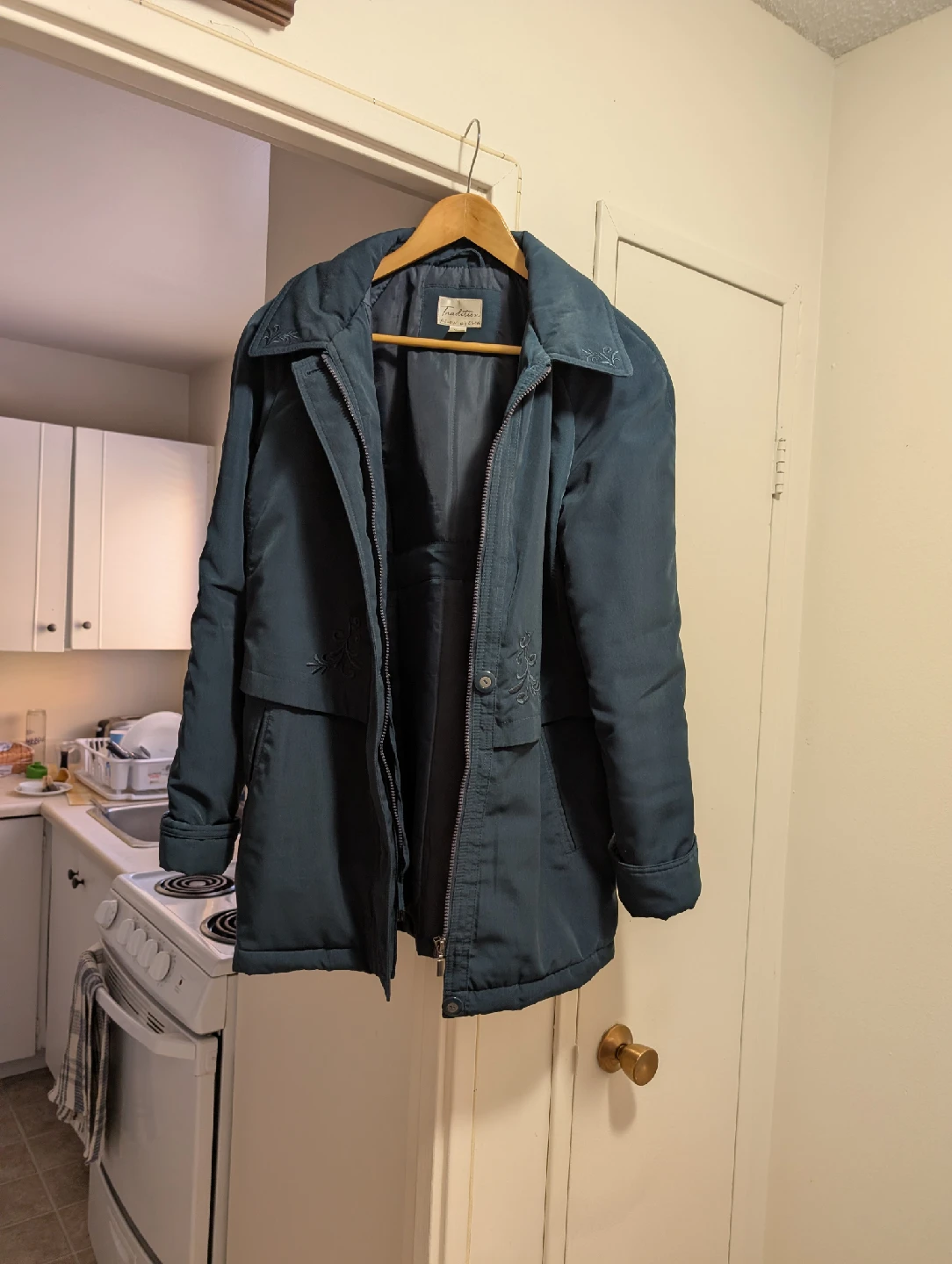 Tradition Helen Wilson Teal Coat - Size M/M