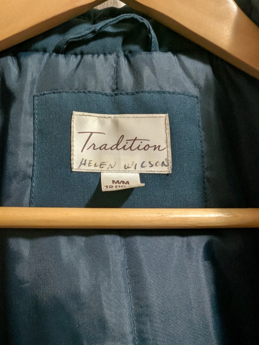 Tradition Helen Wilson Teal Coat - Size M/M - photo 2