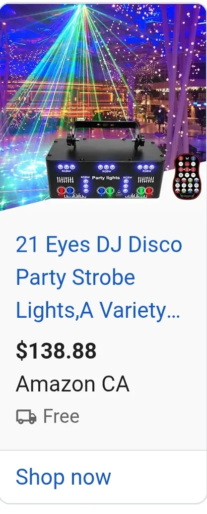 DJ Disco Party Strobe Lights image indicator(5)