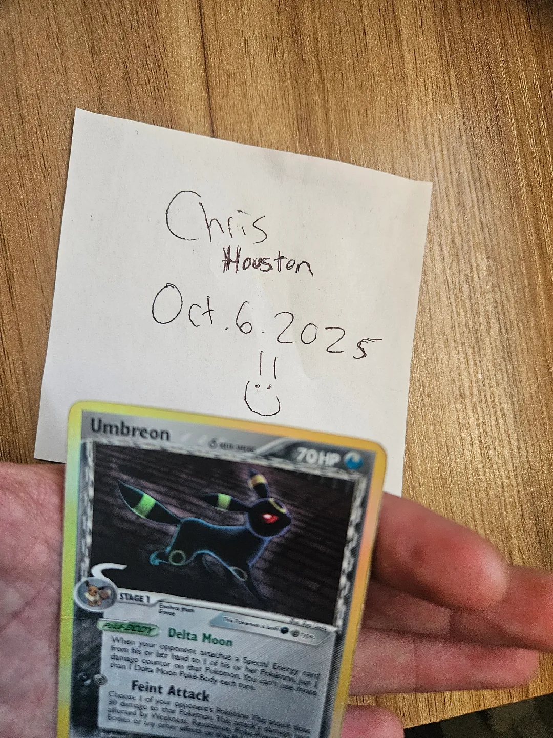 Pokemon TCG - Umbreon 17/113 ex Delta Species Holofoil image indicator(6)