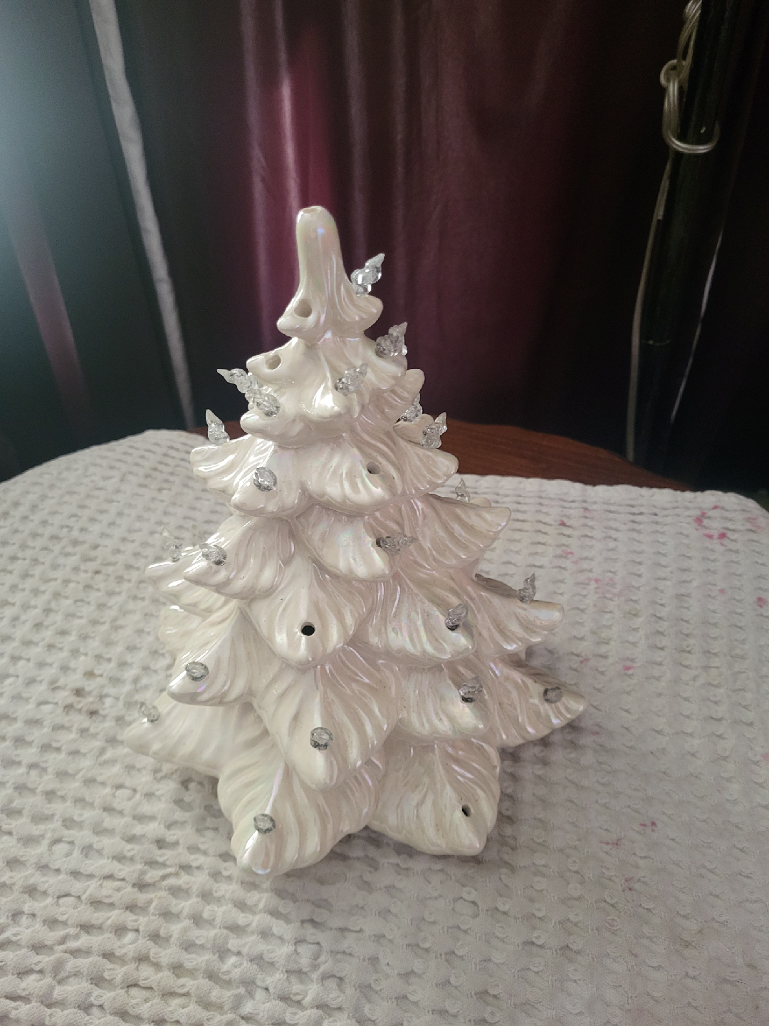 Ceramic Christmas Tree with Lights