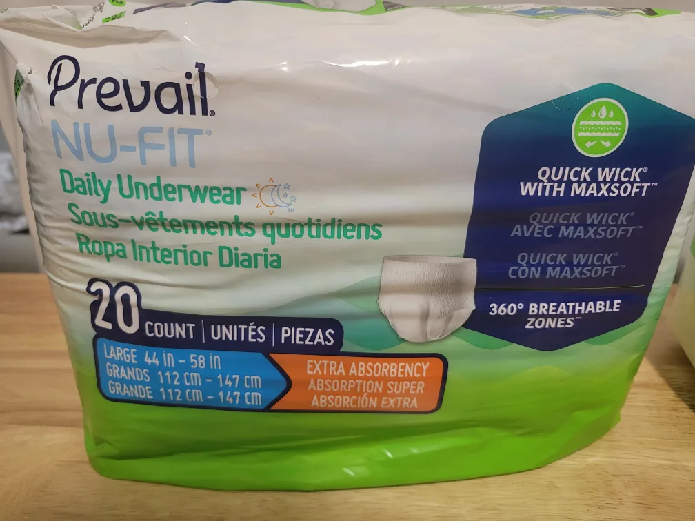 Prevail Nu-Fit Daily Underwear, Large, 20 Count image indicator(2)