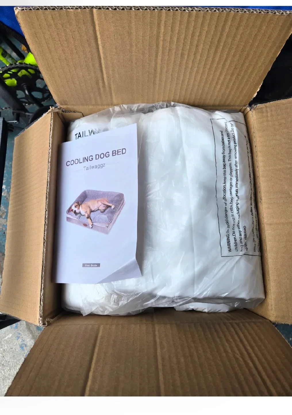 New Tailwaggz Cooling Pet Bed for Dogs and Cats - Size Medium image indicator(3)