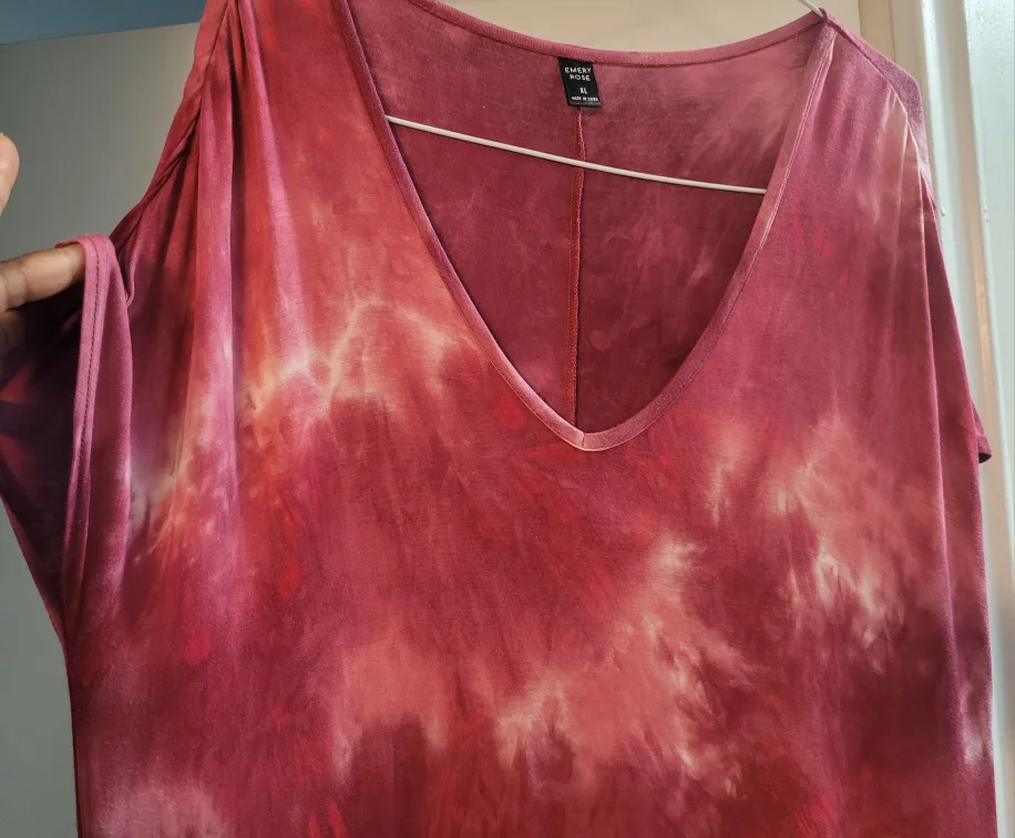 Emery Rose Tie Dye Maxi Dress- (XL-2XL) image indicator(3)