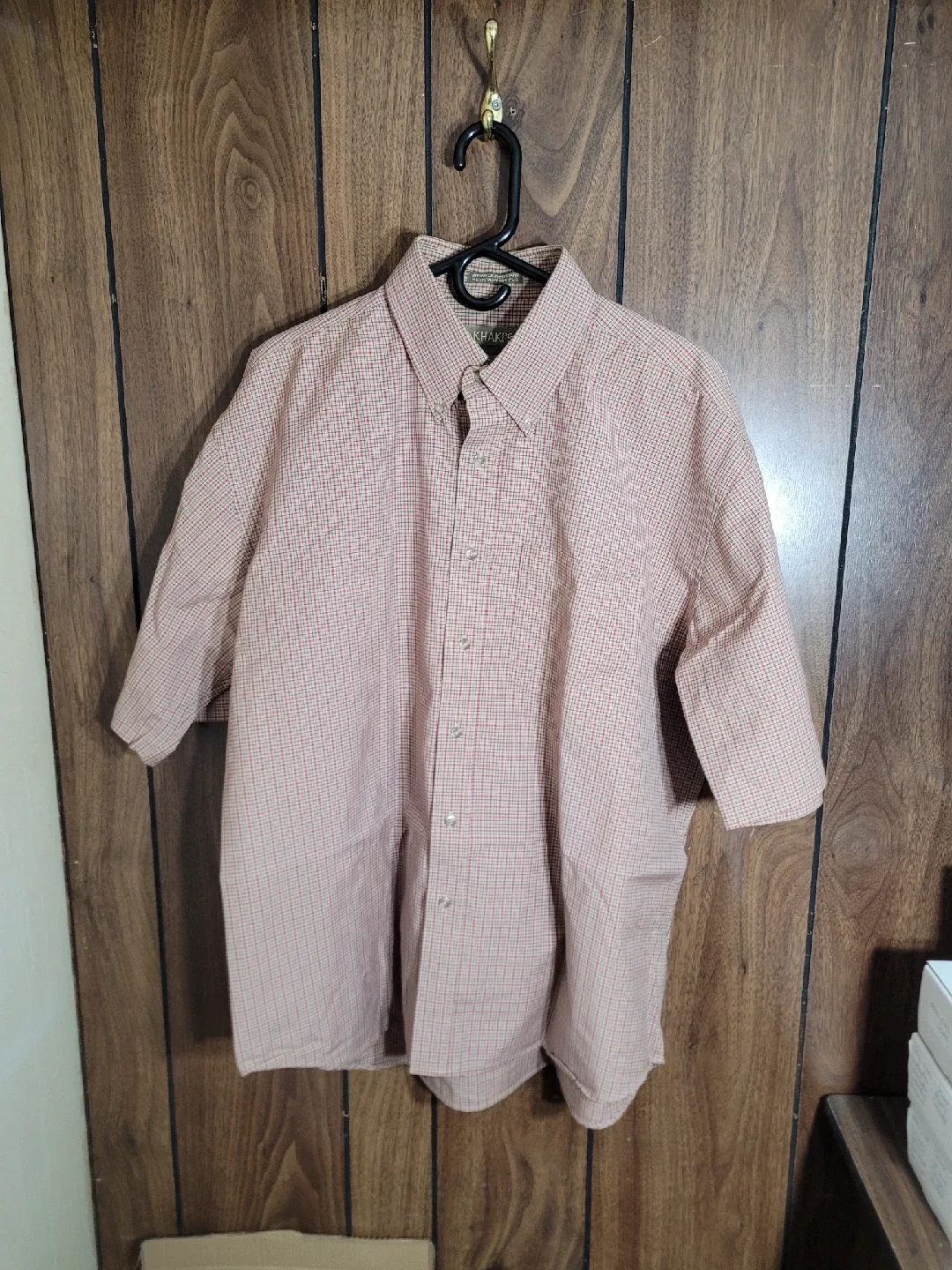 Khakis by Arrow Plaid Button-Down Shirt - XL thumbnail