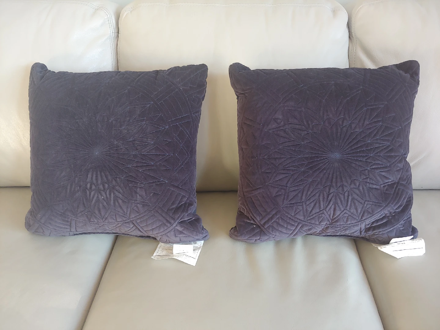 2 New Decorative Cushion - 18 in x 18 in