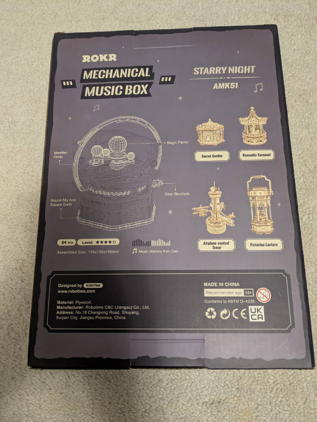 ROKR Starry Night AMK51 Mechanical Music Box - photo 2