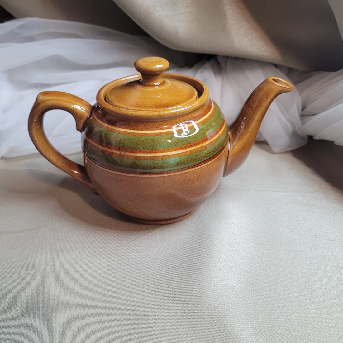 Vintage Sadler Brown Betty Single Teapot - England image indicator(2)