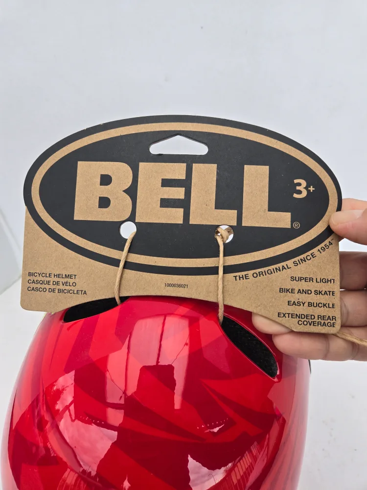 New kids toddlers red bike helmet size in photos image indicator(7)