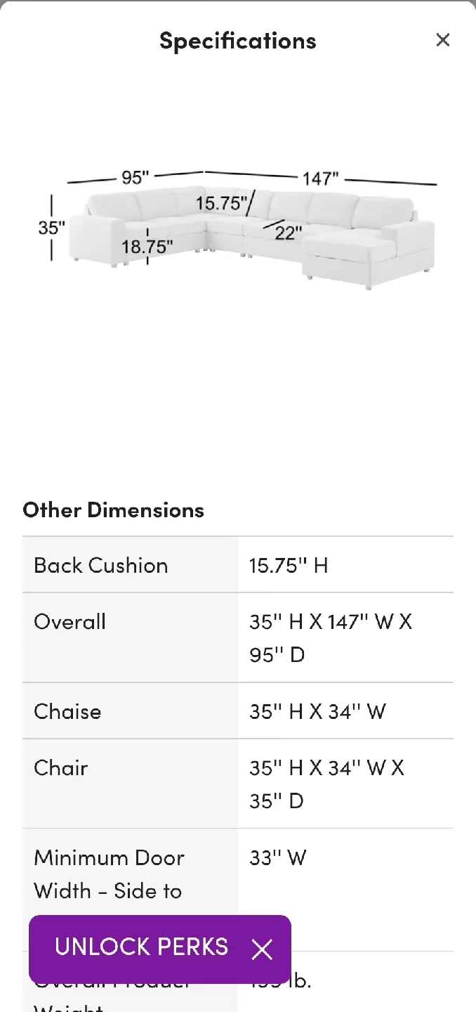 Grey Modular Sectional Sofa with Ottoman image indicator(2)
