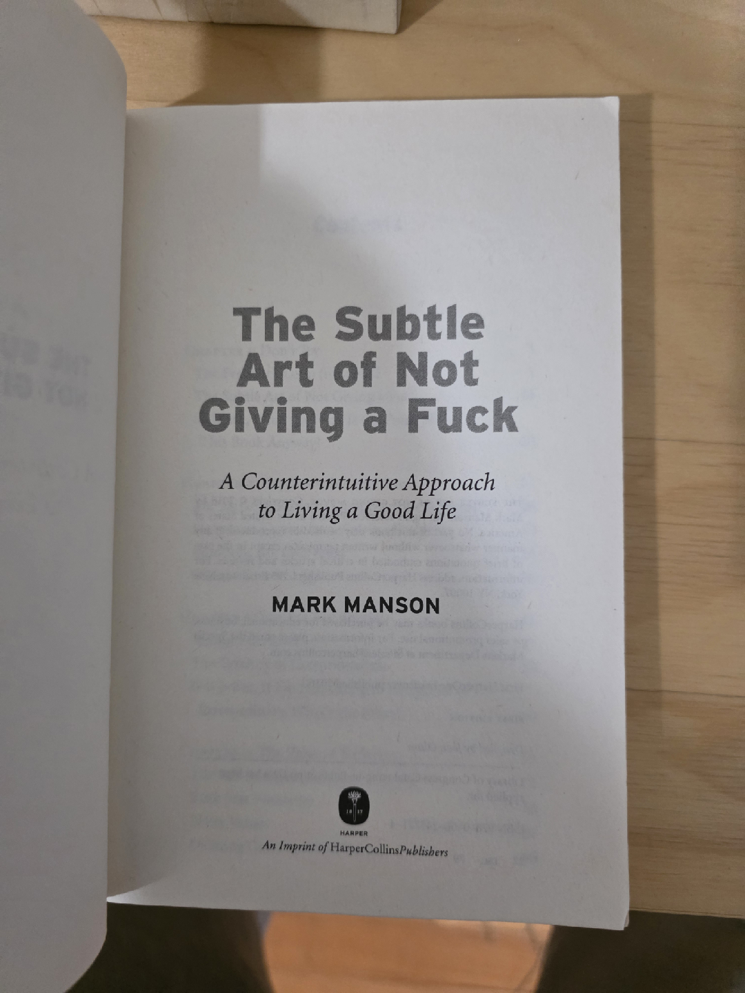 The Subtle Art of Not Giving a F*ck by Mark Manson - photo 3