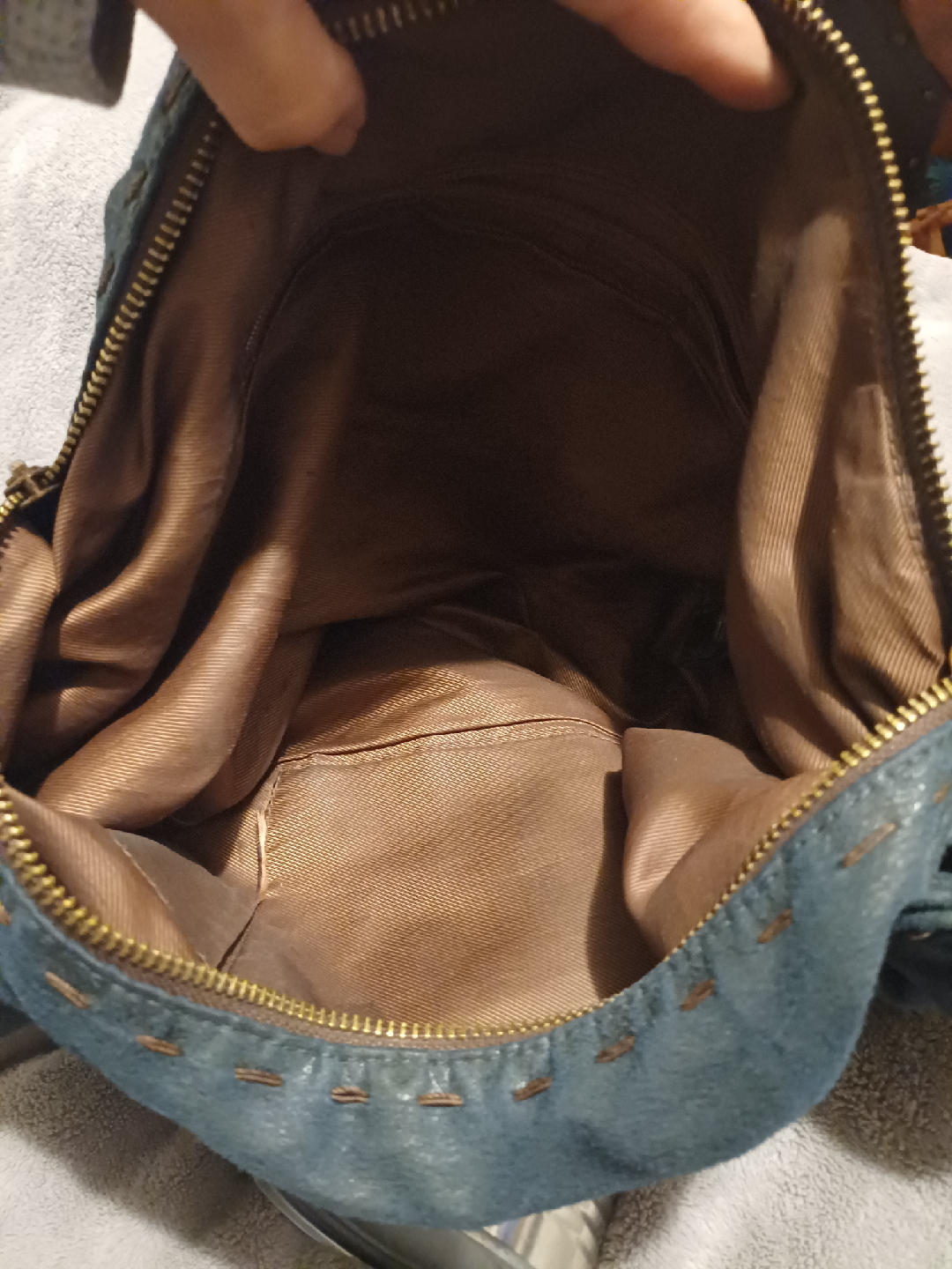 Matt & Nat Blue Vegan Leather Hobo Bag - photo 3
