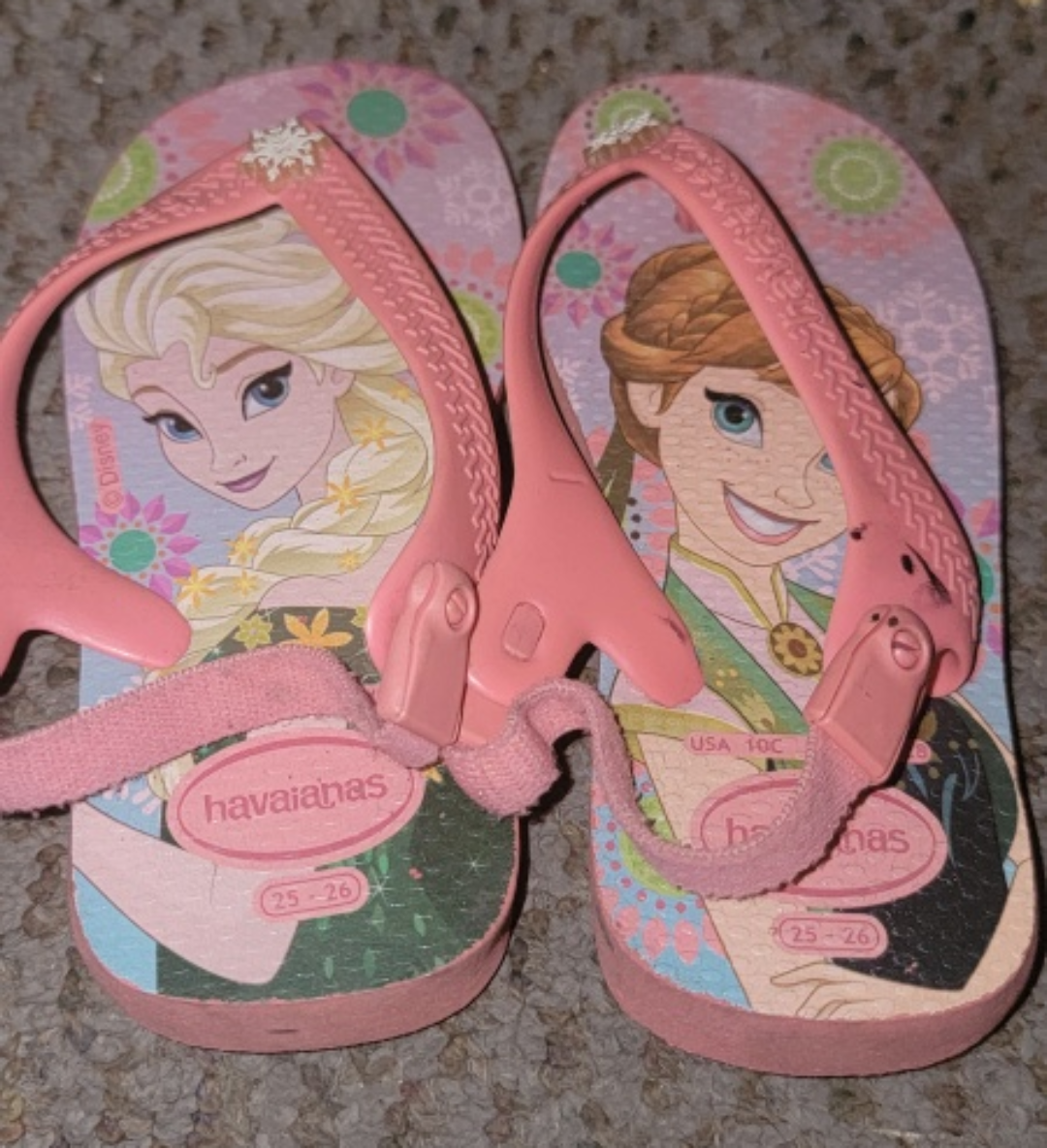 Havaianas Disney Frozen Sandals - Size 25/26