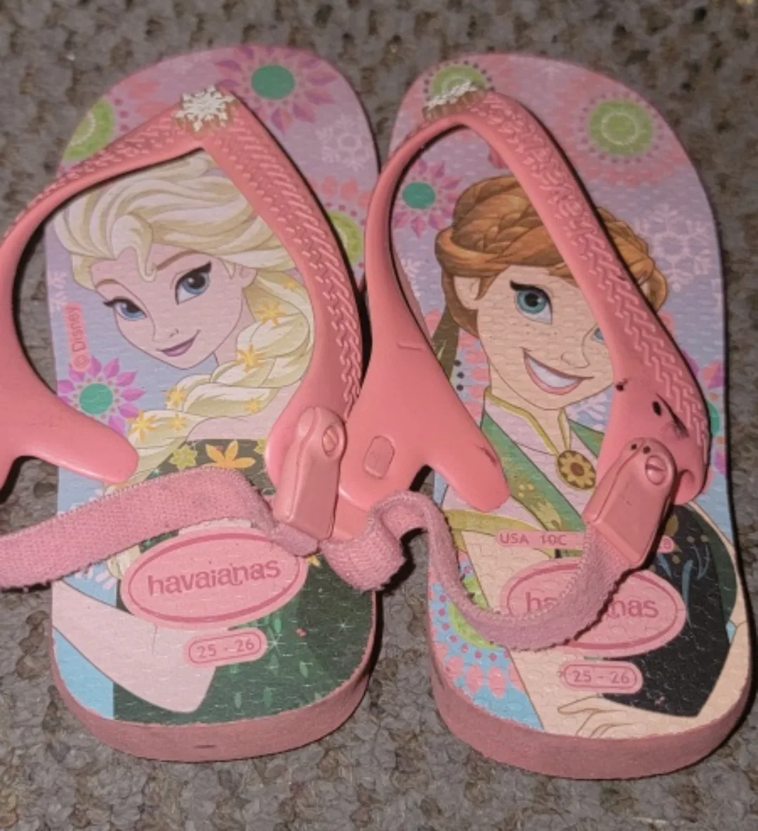 Havaianas Disney Frozen Sandals - Size 25/26 thumbnail