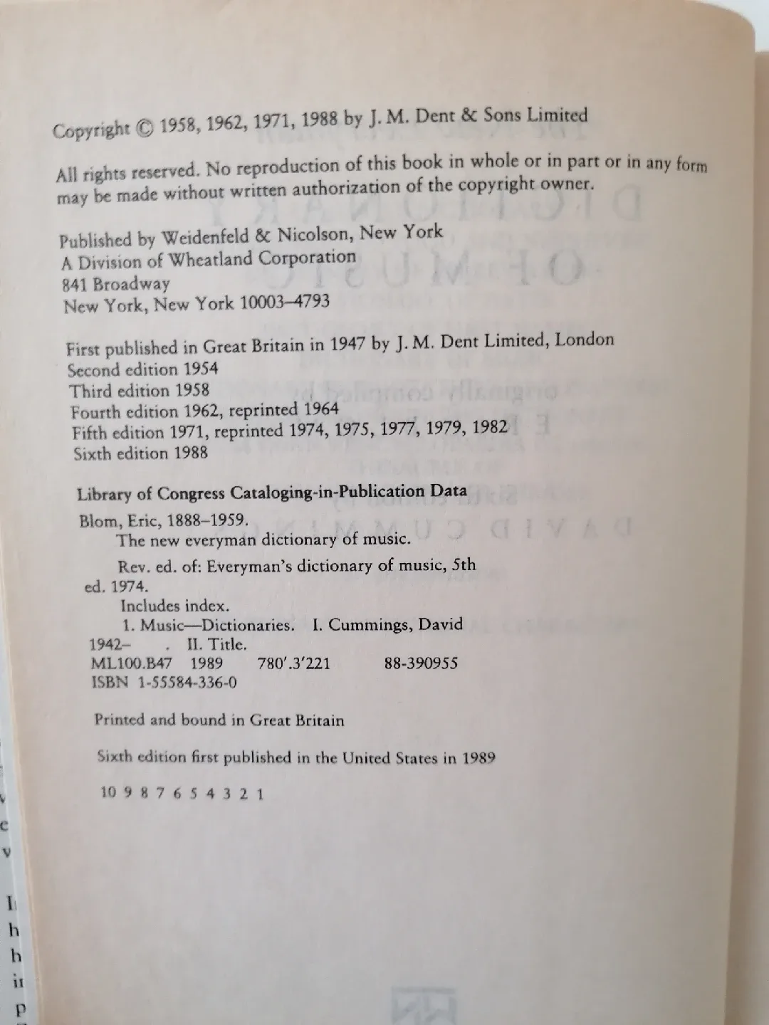 The New Everyman Dictionary of Music image indicator(6)