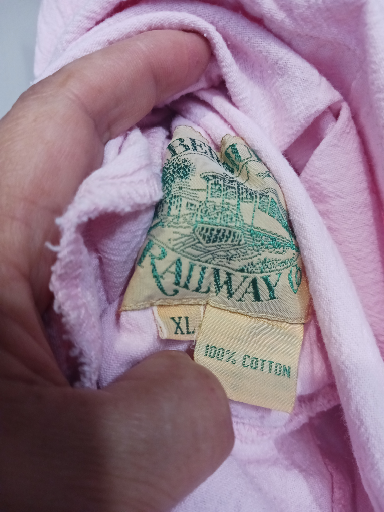 Railway XL Pink Cotton Shorts - photo 2