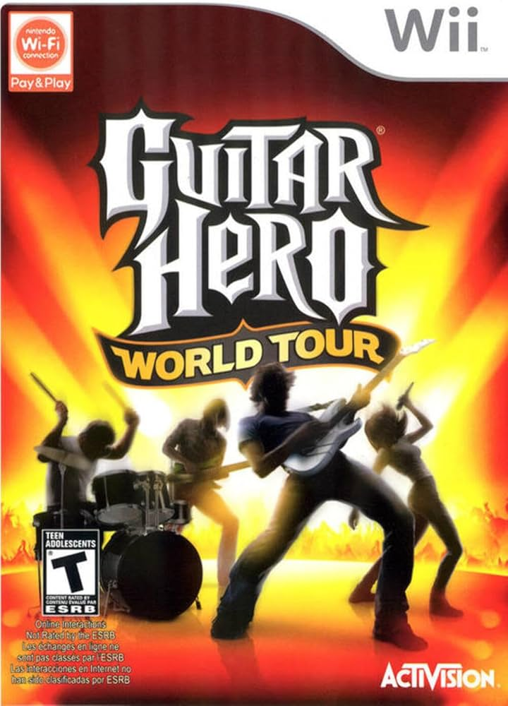 Nintendo Wii Guitar Hero World Tour Game