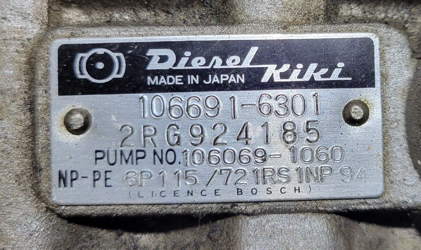 Diesel Kiki Pump 106691-6301 image indicator(2)