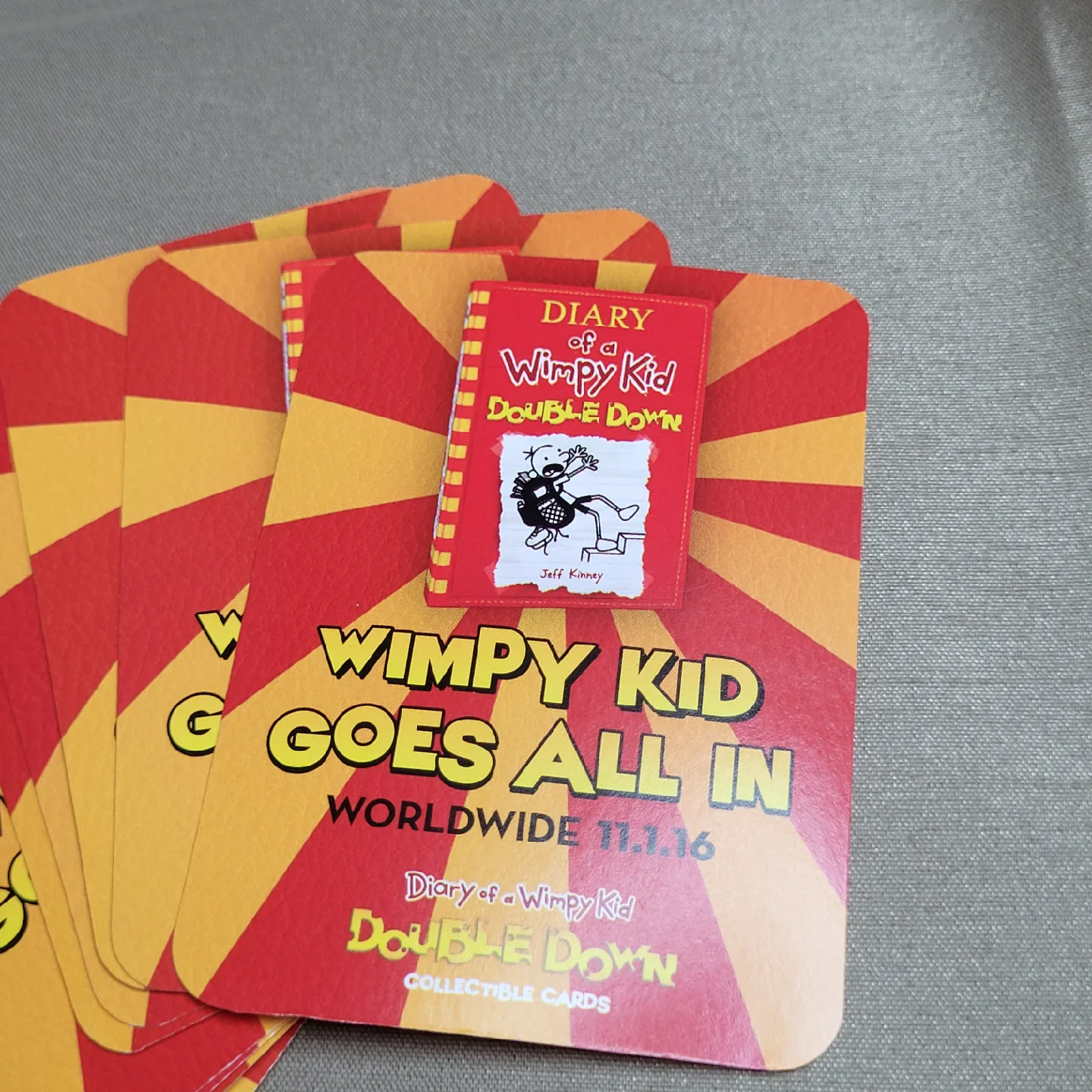 Lot of 12 Diary of Wimpy Kid Collector Cards image indicator(7)