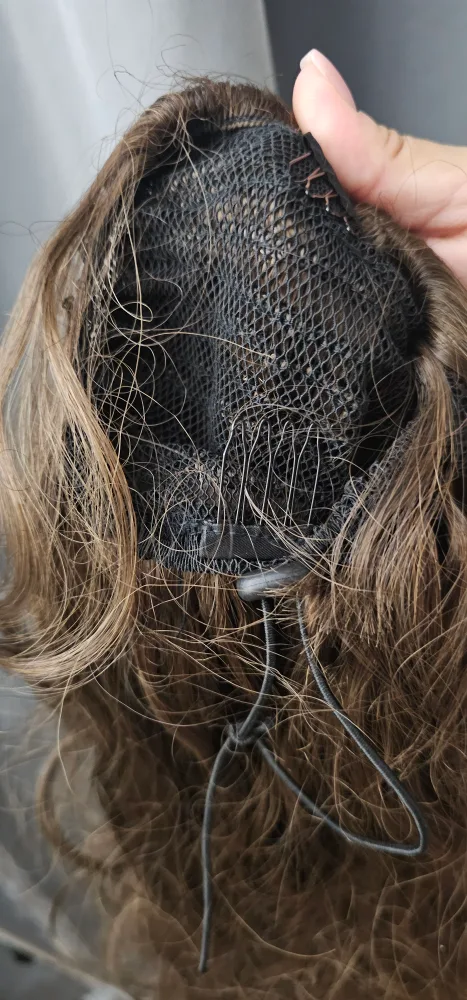 Brown Curly Ponytail Hair Extension image indicator(3)