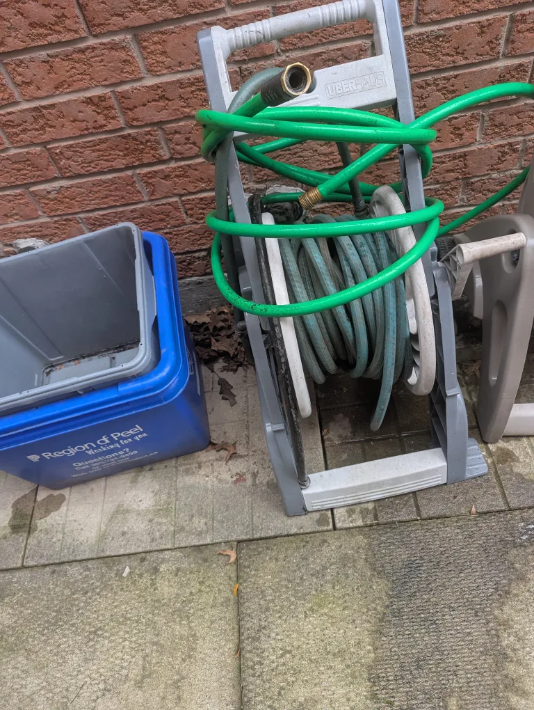 Überhaus Garden Hose Reel with Hose thumbnail